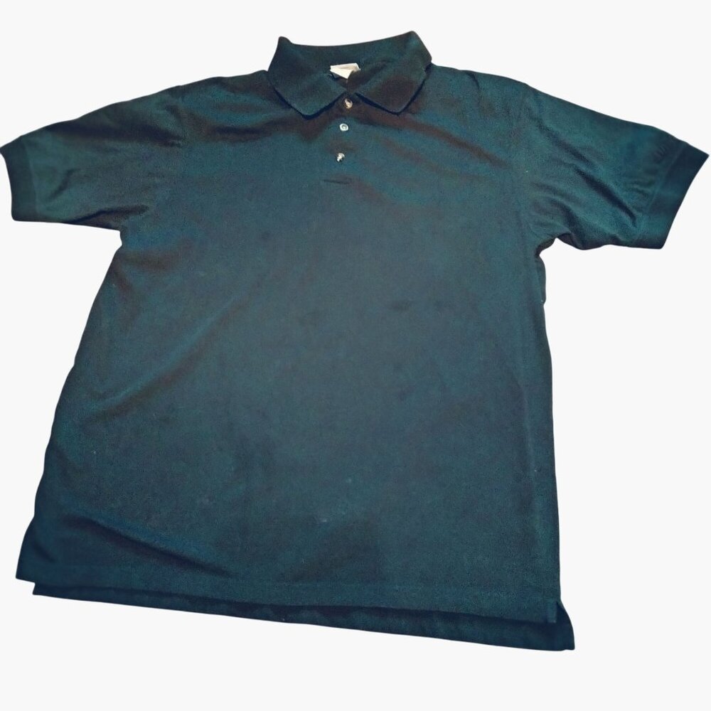 Subway Black Polo Shirt Mens M Short Sleeve M Medium